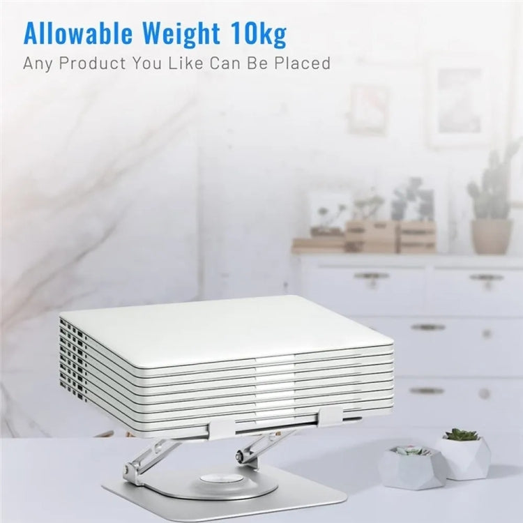 D147 Foldable 360 Degree Rotating Laptop Lifting Bracket Aluminum Alloy Notebook Desktop Stand, D147 – Aluminum Alloy