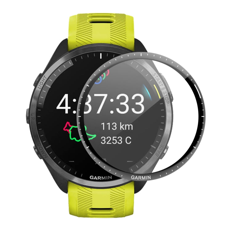 For Garmin Forerunner 965 ENKAY Hat-Prince 3D Full Coverage Soft PC Edge + PMMA HD Screen Protector Film, 1pcs, 2pcs, 5pcs, 10pcs 1pcs