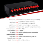 3 Input 3 Output Power Amplifier And Speaker Switcher Speaker Switch Splitter Comparator, B036
