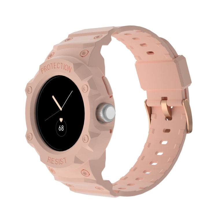 Watch Band – For Google Pixel Watch JUNSUNMAY Integrated TPU Adjustable Elastic... Pink