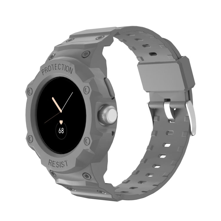 Watch Band – For Google Pixel Watch JUNSUNMAY Integrated TPU Adjustable Elastic... Grey