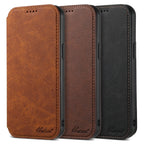 Suteni J06 Multifunctional Leather Magnetic Magsafe Phone Case, For iPhone 14 Pro Max