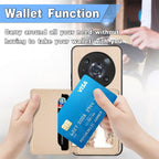 Carbon Fiber Magnetic Card Bag Phone Case – Magnetic, For Honor 80, For Honor Magic4 Lite, For Honor Magic5 Pro, For OPPO A16