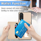 Carbon Fiber Magnetic Card Bag Phone Case – Magnetic, For OPPO A78, For OPPO A94 5G, For OPPO Find X6 Pro, For OPPO Find X6