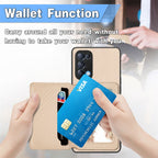 Carbon Fiber Magnetic Card Bag Phone Case – Magnetic, For OPPO Reno5 5G, For OPPO Reno7 5G, For OPPO Reno8 T 4G, For vivo X70