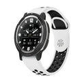 Watch Band – Silicone (22mm) #17 For Garmin Instinct Crossover Solar White+Black