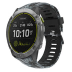 Watch Band – Silicone (26mm) #10 For Garmin Enduro Black+Digital Camouflage