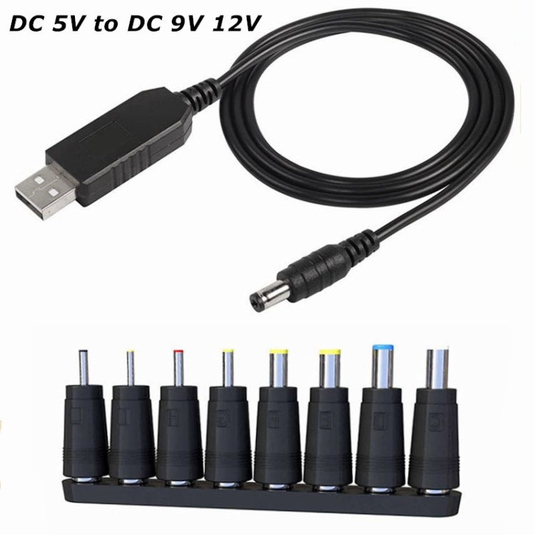 DC 5V to DC 9V 12V USB Voltage Step Up Converter Cable with 1A Step-up Volt Transformer Power Regulator Cable with LED Display, DC 5V to DC 9V 12V DC 5V to DC 9V 12V