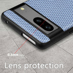 Carbon Fiber Texture Leather Back Cover Phone Case – Leather, For Google Pixel 6