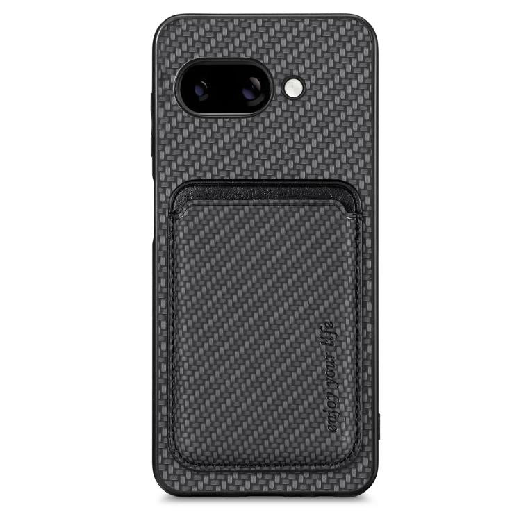 Carbon Fiber Leather Card Magsafe Phone Case – Magnetic, Leather, For Google Pixel 9a, For Google Pixel 7 Pro, For Google Pixel 7, For Google Pixel 6