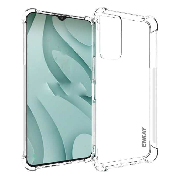ENKAY Hat-Prince Transparent TPU Shockproof Phone Case, For TCL K70 Nxtpaper 5G, For TCL K70 Power 4G, For TCL NxtPaper 70 Pro, For TCL 503 4G, For TCL 50 LE 4G, For TCL 50 5G, For TCL 50 SE 4G, For TCL 501 4G, For TCL 505 4G, For TCL 40 XE 5G         ...