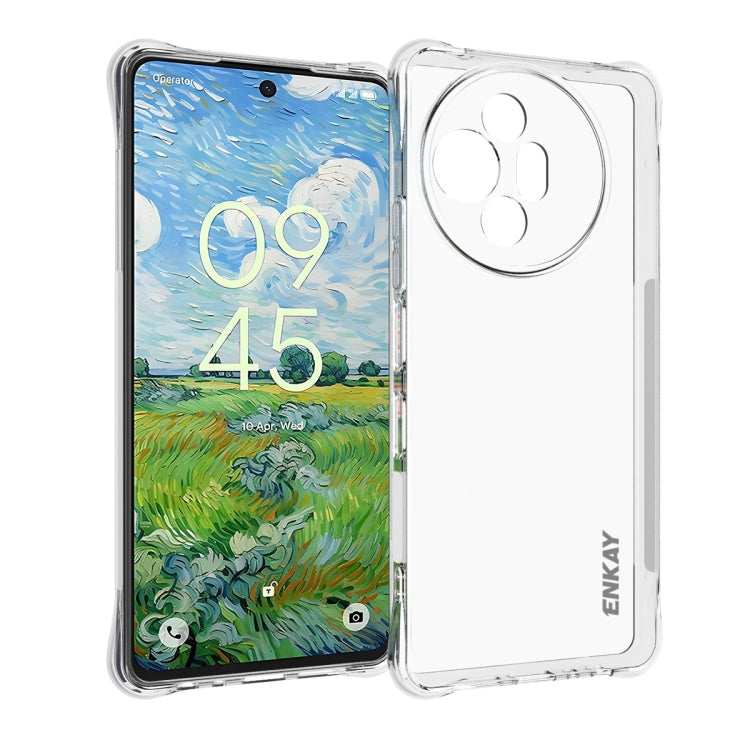ENKAY Hat-Prince Transparent TPU Shockproof Phone Case, For TCL K70 Nxtpaper 5G, For TCL K70 Power 4G, For TCL NxtPaper 70 Pro, For TCL 503 4G, For TCL 50 LE 4G, For TCL 50 5G, For TCL 50 SE 4G, For TCL 501 4G, For TCL 505 4G, For TCL 40 XE 5G         ...