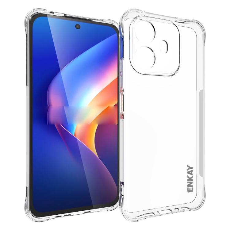 ENKAY Hat-Prince Transparent TPU Shockproof Phone Case, For TCL K70 Nxtpaper 5G, For TCL K70 Power 4G, For TCL NxtPaper 70 Pro, For TCL 503 4G, For TCL 50 LE 4G, For TCL 50 5G, For TCL 50 SE 4G, For TCL 501 4G, For TCL 505 4G, For TCL 40 XE 5G         ...