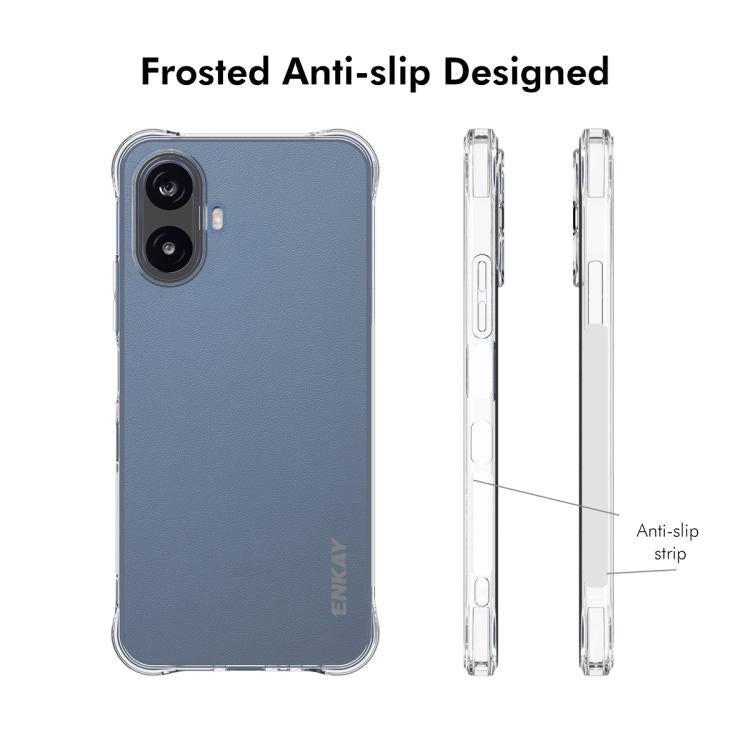 ENKAY Hat-Prince Transparent TPU Shockproof Phone Case, For TCL K70 Nxtpaper 5G, For TCL K70 Power 4G, For TCL NxtPaper 70 Pro, For TCL 503 4G, For TCL 50 LE 4G, For TCL 50 5G, For TCL 50 SE 4G, For TCL 501 4G, For TCL 505 4G, For TCL 40 XE 5G         ...