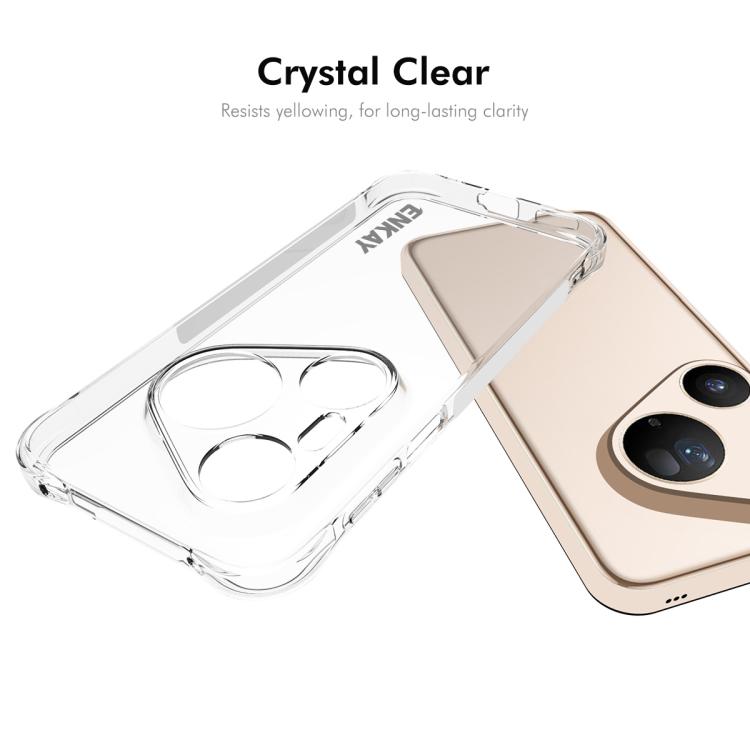 ENKAY Hat-Prince Transparent TPU Shockproof Phone Case, For Huawei Pura 90 Pro Max 5G, For Huawei Pura 90 Pro 5G, For Huawei Pura 90 5G, For Huawei Pura 80 Ultra, For Huawei Pura 80, For Huawei Enjoy 70X, For Huawei Mate 70 Pro, For Huawei Mate 70     ...