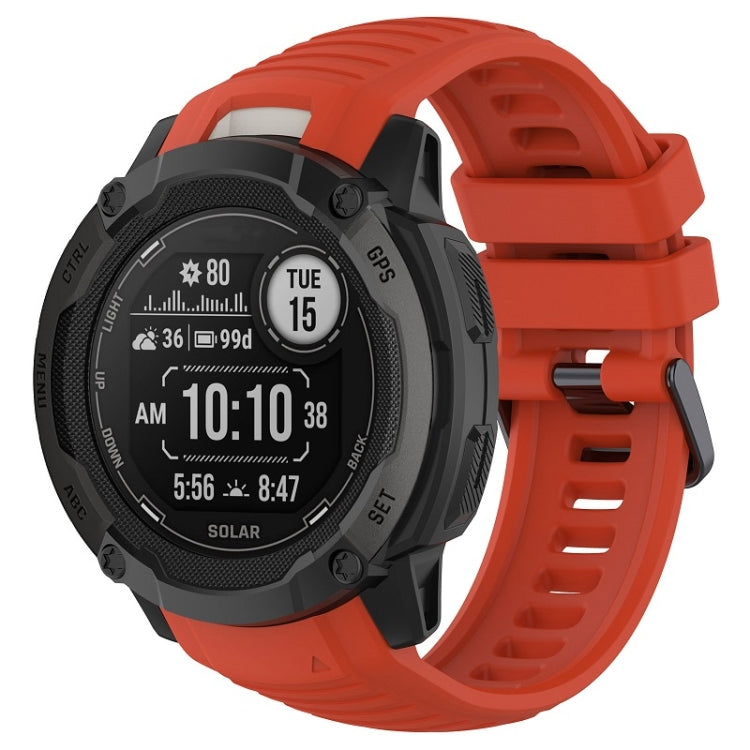 Watch Band – Silicone (Garmin Instinct 2X) For Garmin Instinct 2X Red