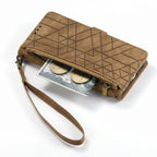 Geometric Zipper Wallet Side Buckle Leather Phone Case, For iPhone 11, For iPhone 11 Pro, For iPhone X / XS, For iPhone XR