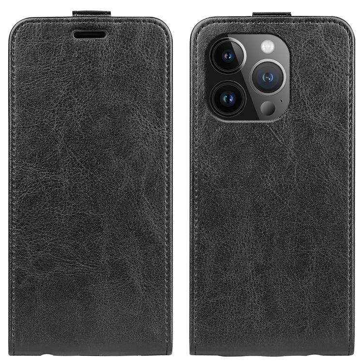 R64 Phone Case – Leather (iPhone 16 Pro) For iPhone 15 Pro Black
