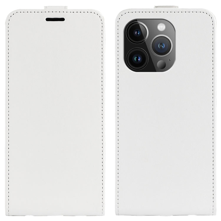 R64 Phone Case – Leather (iPhone 16 Pro) For iPhone 15 Pro White