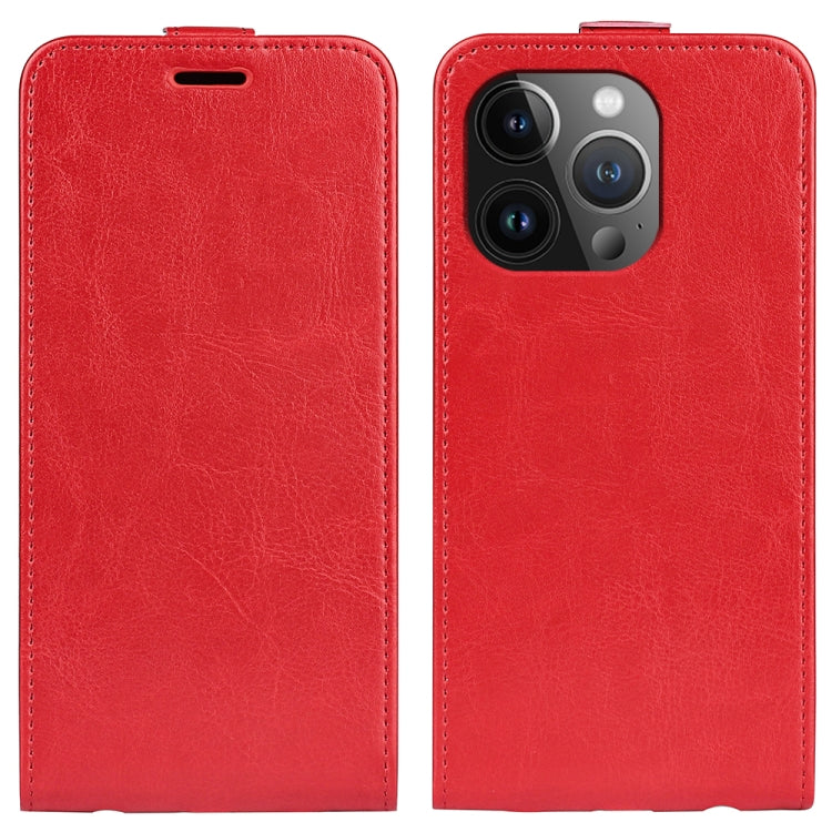 R64 Phone Case – Leather (iPhone 16 Pro) For iPhone 15 Pro Red