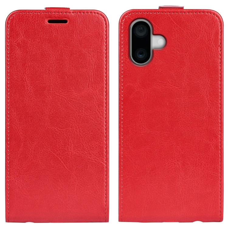 R64 Phone Case – Leather (iPhone 16 Pro) For iPhone 16 Red