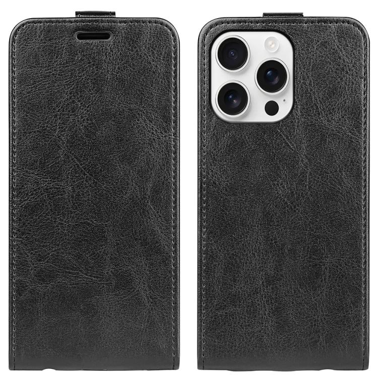 R64 Phone Case – Leather (iPhone 16 Pro) For iPhone 16 Pro Black