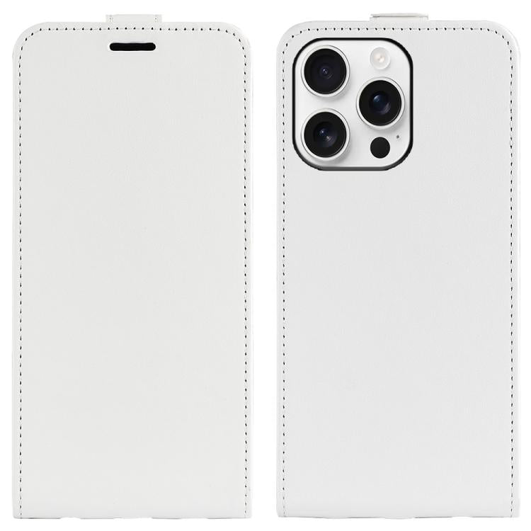 R64 Phone Case – Leather (iPhone 16 Pro) For iPhone 16 Pro White
