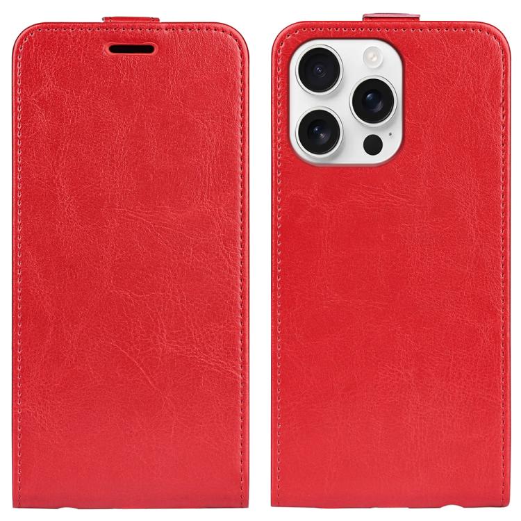 R64 Phone Case – Leather (iPhone 16 Pro) For iPhone 16 Pro Red