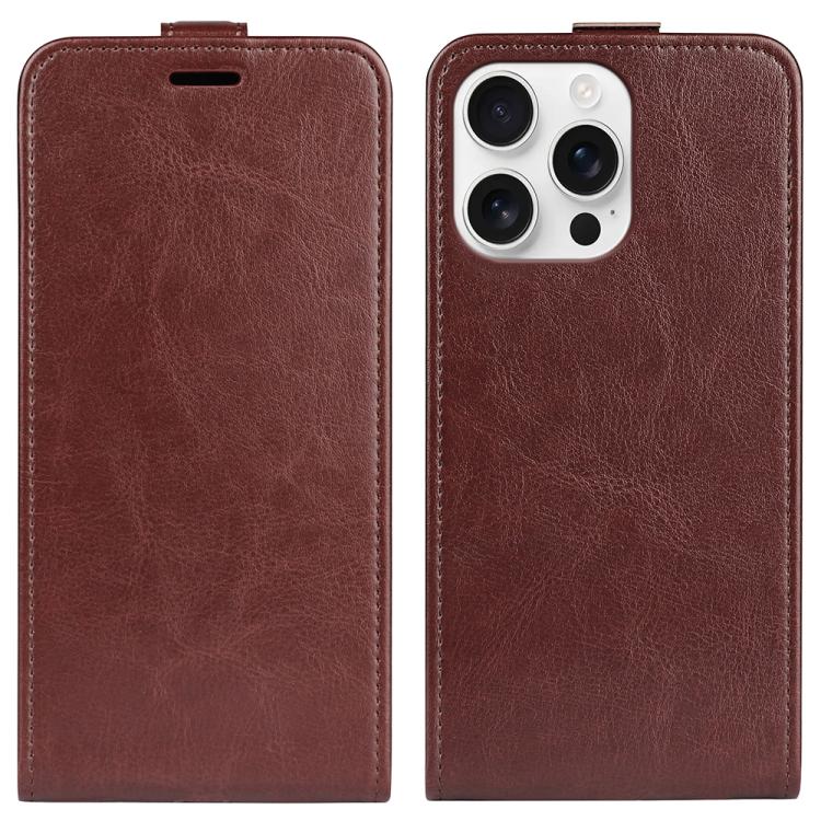 R64 Phone Case – Leather (iPhone 16 Pro) For iPhone 16 Pro Brown