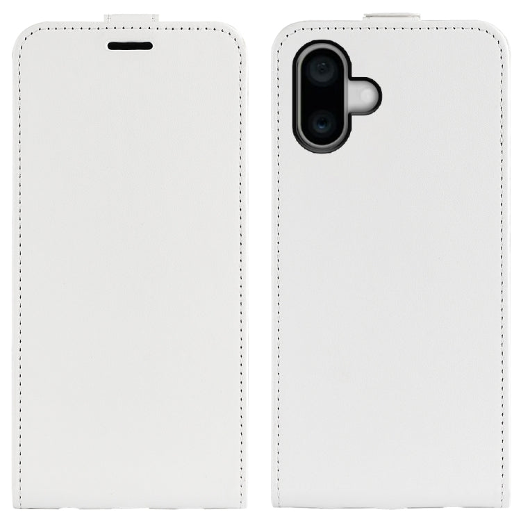 R64 Phone Case – Leather (iPhone 16 Pro) For iPhone 16 Plus White