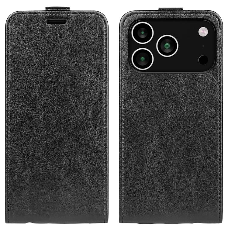 R64 Phone Case – Leather (iPhone 18 Pro) For iPhone 18 Pro 17 Pro Black