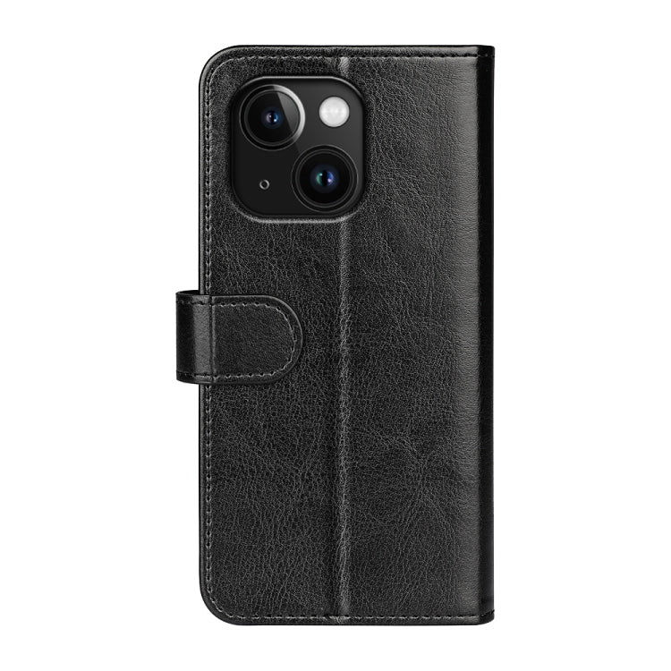 R64 Texture Horizontal Flip Leather Phone Case – Wear-resistant, Card Slot, Flip, For iPhone 15