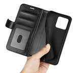 R64 Texture Horizontal Flip Leather Phone Case – Wear-resistant, Card Slot, Flip, For iPhone 15