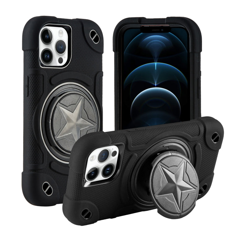 Shield PC Hybrid Silicone Phone Case – Drop Protection, For iPhone 12 Pro For iPhone 12 Pro Black