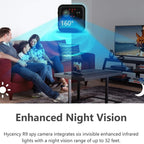 R9 Portable Cell Phone Remote Webcam Home Wireless WiFi Camera HD Night Vision Monitor Camera, R9