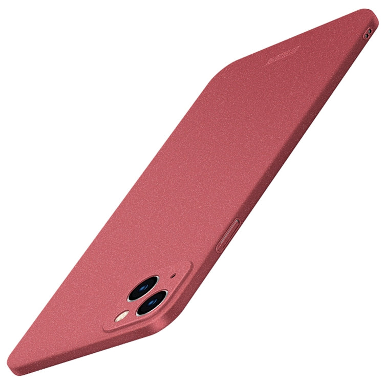 MOFI Fandun Series Frosted PC Ultra-thin All-inclusive Phone Case – Ultra-thin, For iPhone 15 For iPhone 15 Red