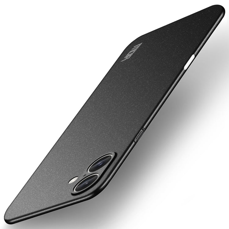 MOFI Fandun Series Frosted PC Ultra-thin All-inclusive Phone Case, For iPhone 16, For iPhone 15 Pro Max, For iPhone 15 Pro, For iPhone 15 Plus For iPhone 16 Black
