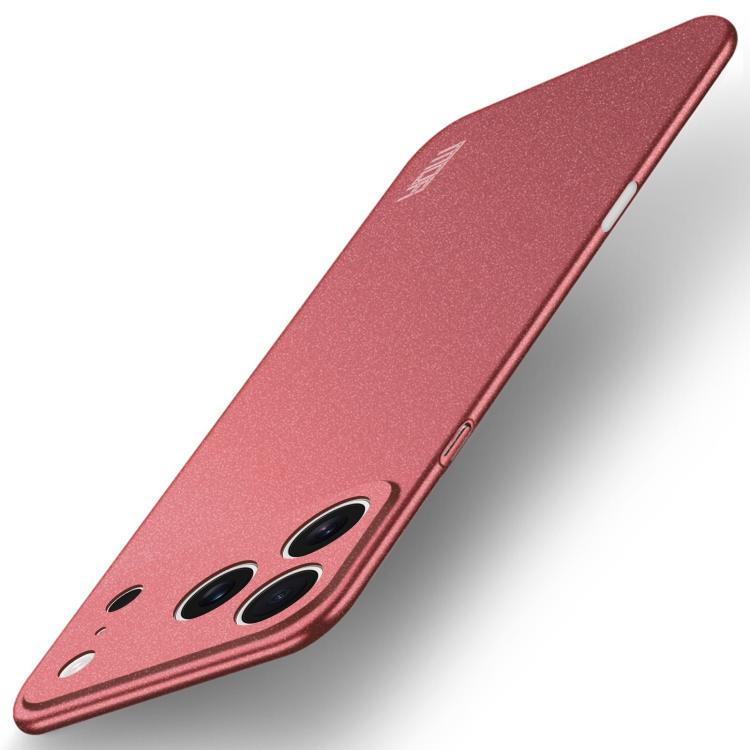 MOFI Fandun Series Frosted PC Ultra-thin All-inclusive Phone Case, For iPhone 17e / 16e, For iPhone 17 Pro Max, For iPhone 17 Pro, For iPhone 17 For iPhone 17 Pro Red