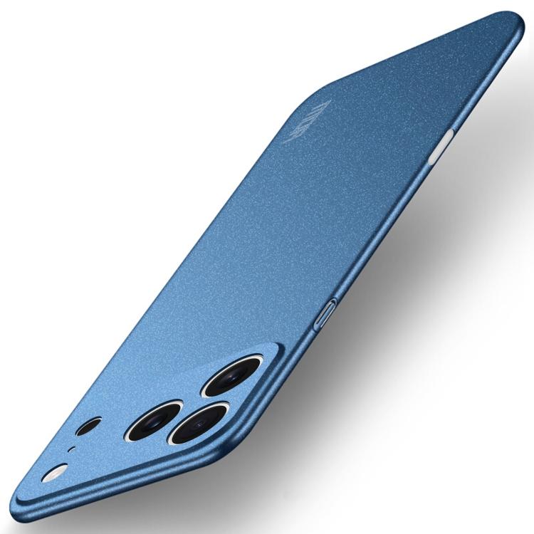 MOFI Fandun Series Frosted PC Ultra-thin All-inclusive Phone Case, For iPhone 17e / 16e, For iPhone 17 Pro Max, For iPhone 17 Pro, For iPhone 17 For iPhone 17 Pro Max Blue