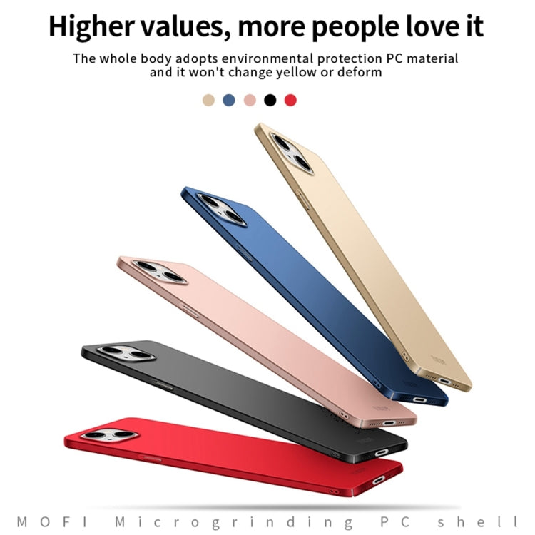 MOFI Frosted PC Ultra-thin Hard Phone Case – Ultra-thin, For iPhone 15
