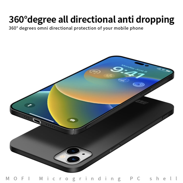MOFI Frosted PC Ultra-thin Hard Phone Case – Ultra-thin, For iPhone 15