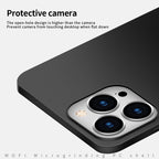 MOFI Frosted PC Ultra-thin Hard Phone Case, For iPhone 16, For iPhone 15 Pro Max, For iPhone 15 Pro, For iPhone 15 Plus