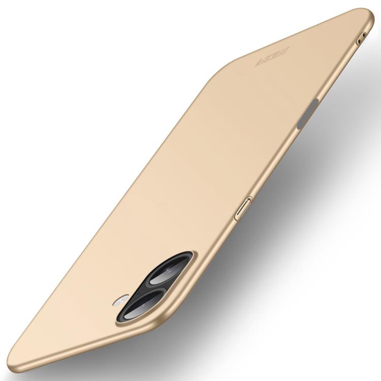 MOFI Phone Case – Frosted PC Ultra-thin Hard Phone Case, For iPhone Air, For iPhone 16... For iPhone 17 Gold