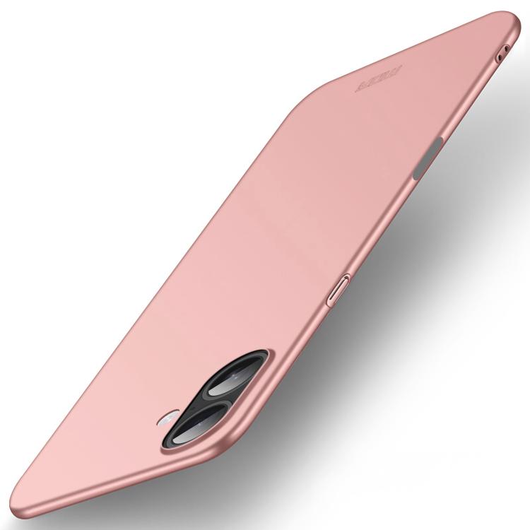MOFI Phone Case – Frosted PC Ultra-thin Hard Phone Case, For iPhone Air, For iPhone 16... For iPhone 17 Rose Gold
