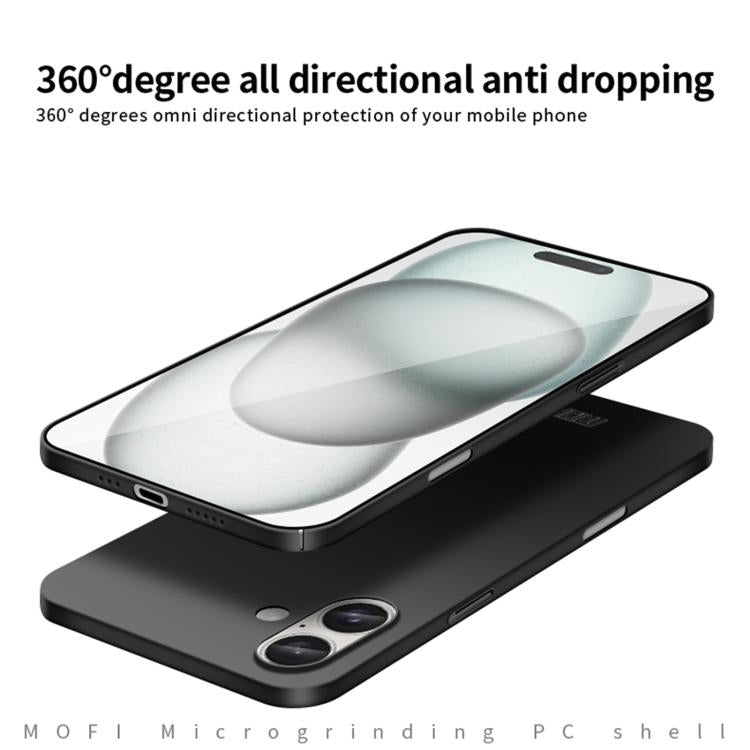MOFI Frosted PC Ultra-thin Hard Phone Case, For iPhone 17e / 16e, For iPhone 17 Pro Max, For iPhone 17 Pro, For iPhone 17