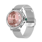 NX19 Smart Watch – 1.3" Screen, IP68 Waterproof, Blood Pressure Monitoring Silver