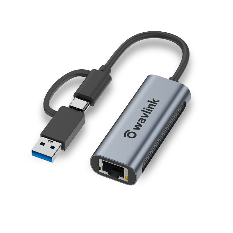 Wavlink NWU330GCA Gigabit Ethernet Adapter Type-C to 2.5 Network Card RJ45 LAN USB3.0 Converter, NWU330GCA – Durable Build, Easy to Use NWU330GCA