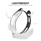 ENKAY Hat-Prince Electroplated Soft TPU Case + 0.2mm 9H Glass Screen Protector – Screen Protector, TPU, For Samsung Galaxy Watch6 Classic 47mm, For Samsung Galaxy Watch6 Classic 43mm