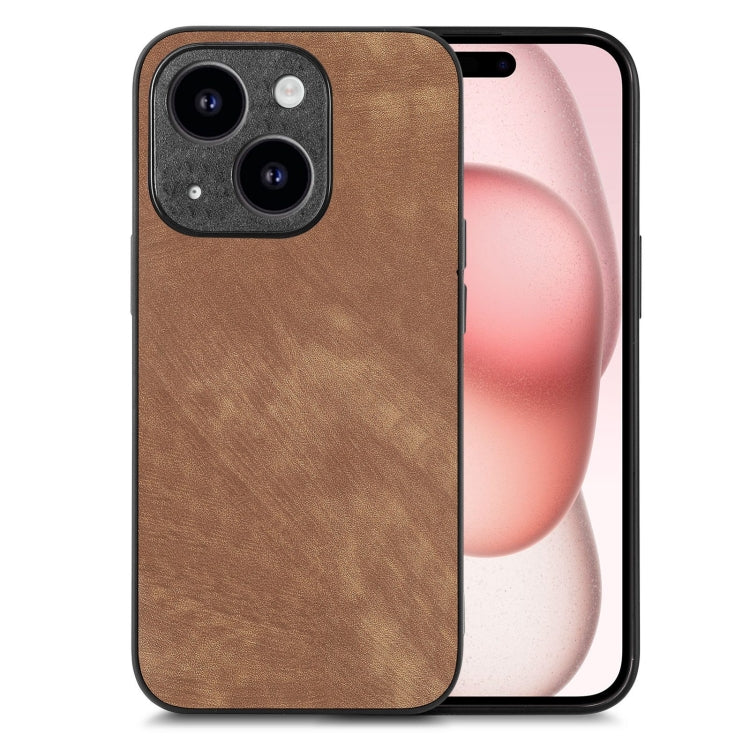 Phone Case – Leather (iPhone 15) #2 For iPhone 15 Brown