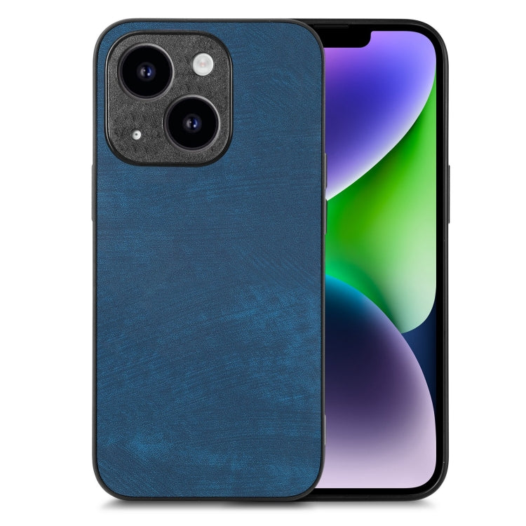Phone Case – Leather (iPhone 15) #2 For iPhone 14 Blue